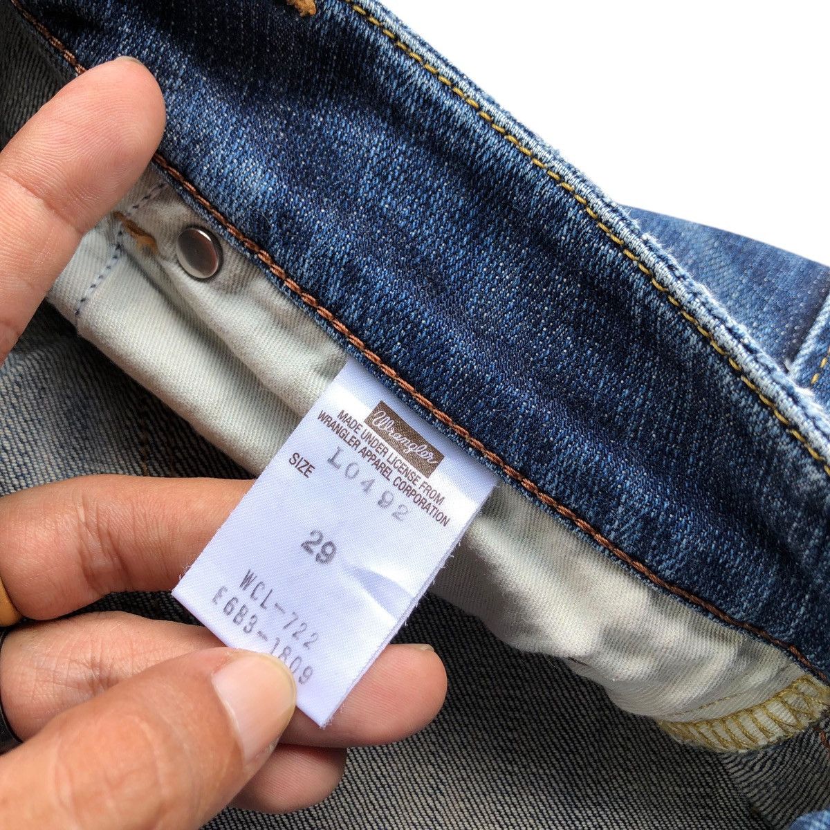 If Six Was Nine × Japanese Brand × Wrangler Vintage WRANGLER skinny jeans Size US 29 - 8 Thumbnail
