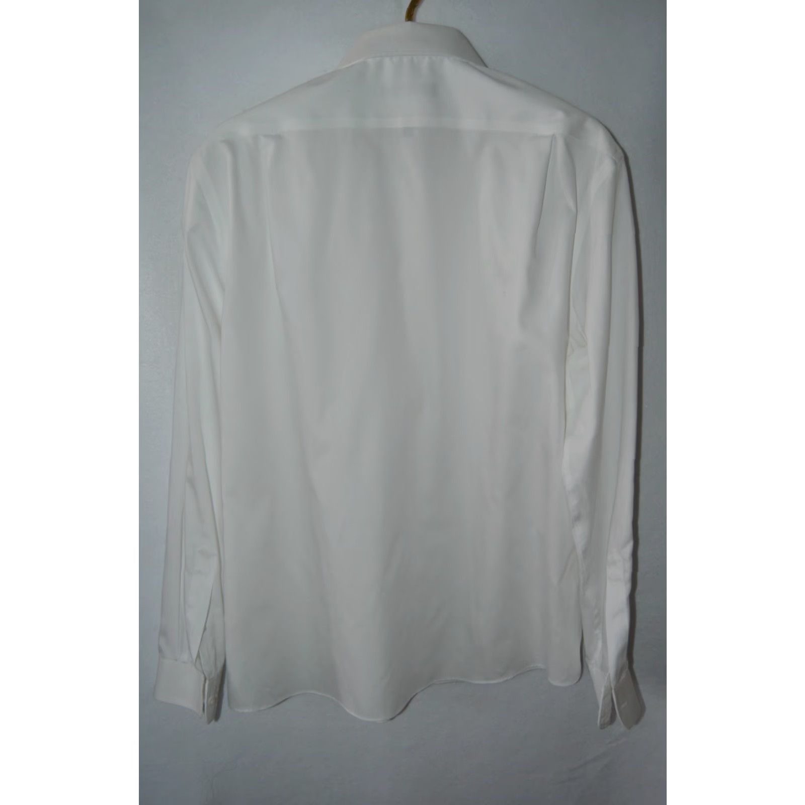 Tommy Hilfiger Tommy Hilfiger Slim Fit Shirt Long-Sleeve Dress Shirt Men 17 White Button-Up Collared Cotton Size US XL / EU 56 / 4 - 2 Thumbnail