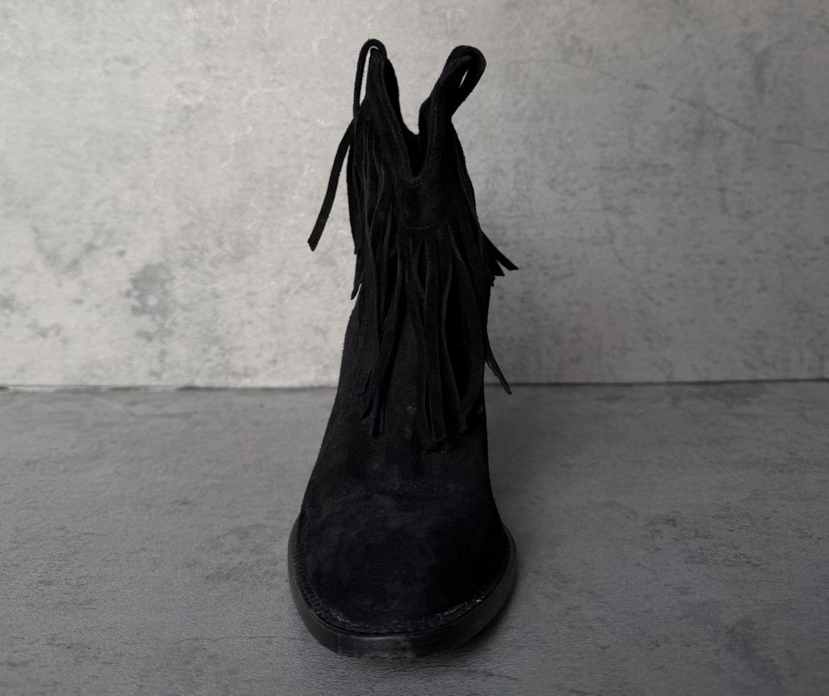 Saint Laurent Paris SAINT LAURENT PARIS - WESTERN FRINGE COWBOY BOOTS Size US 5 / IT 35 - 3 Thumbnail