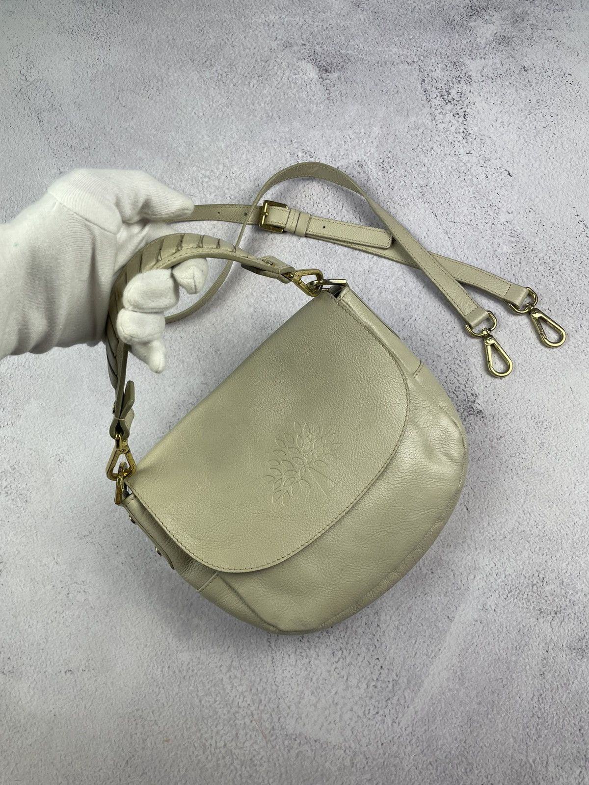 Mulberry Mulberry Leather Crossbody Bag 373140 Embossed Tree Logo Size ONE SIZE - 5 Thumbnail