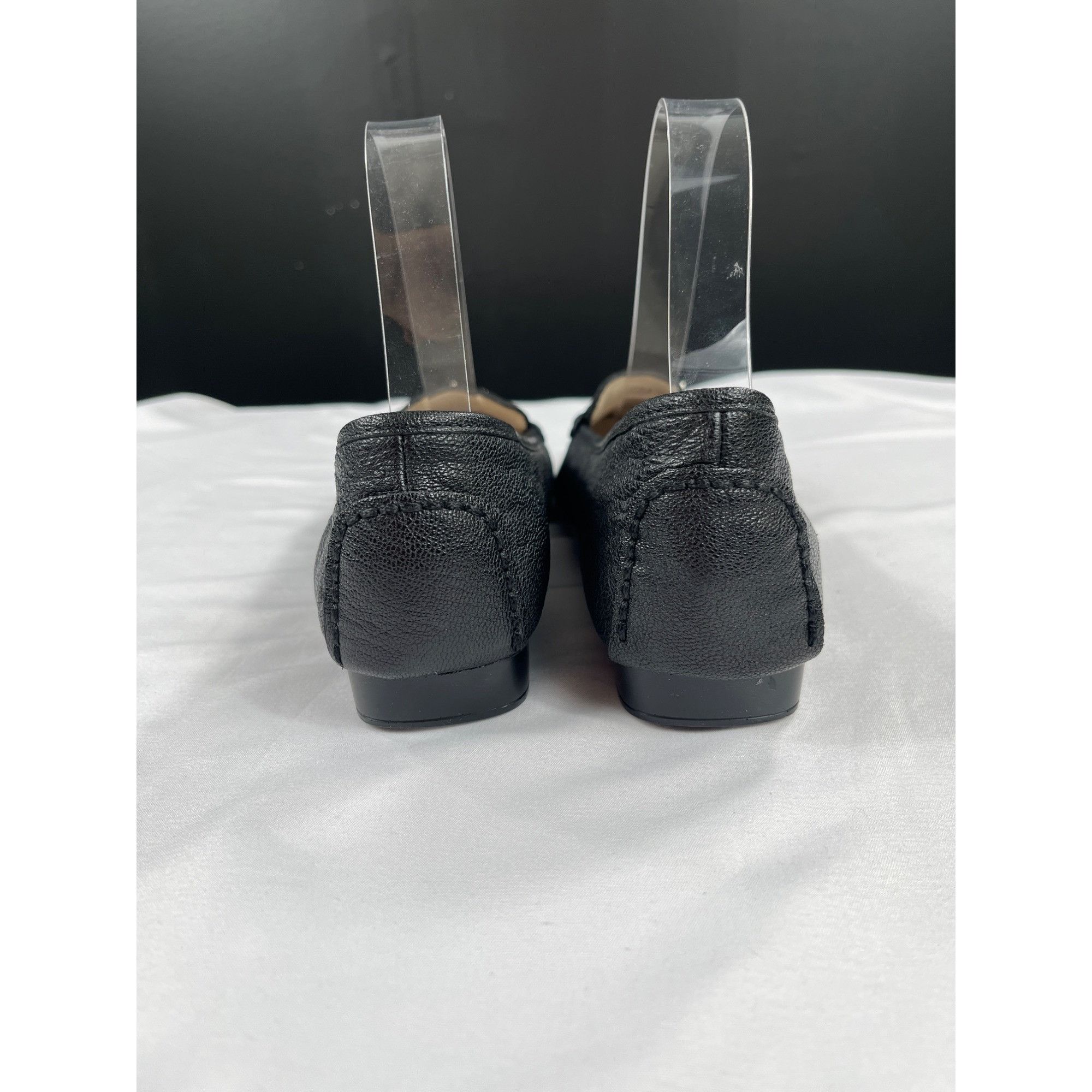 Michael Kors Michael Kors SKU 7790 Womens Black Leather Loafers Size 6.5 Size US 6.5 / IT 36.5 - 4 Thumbnail