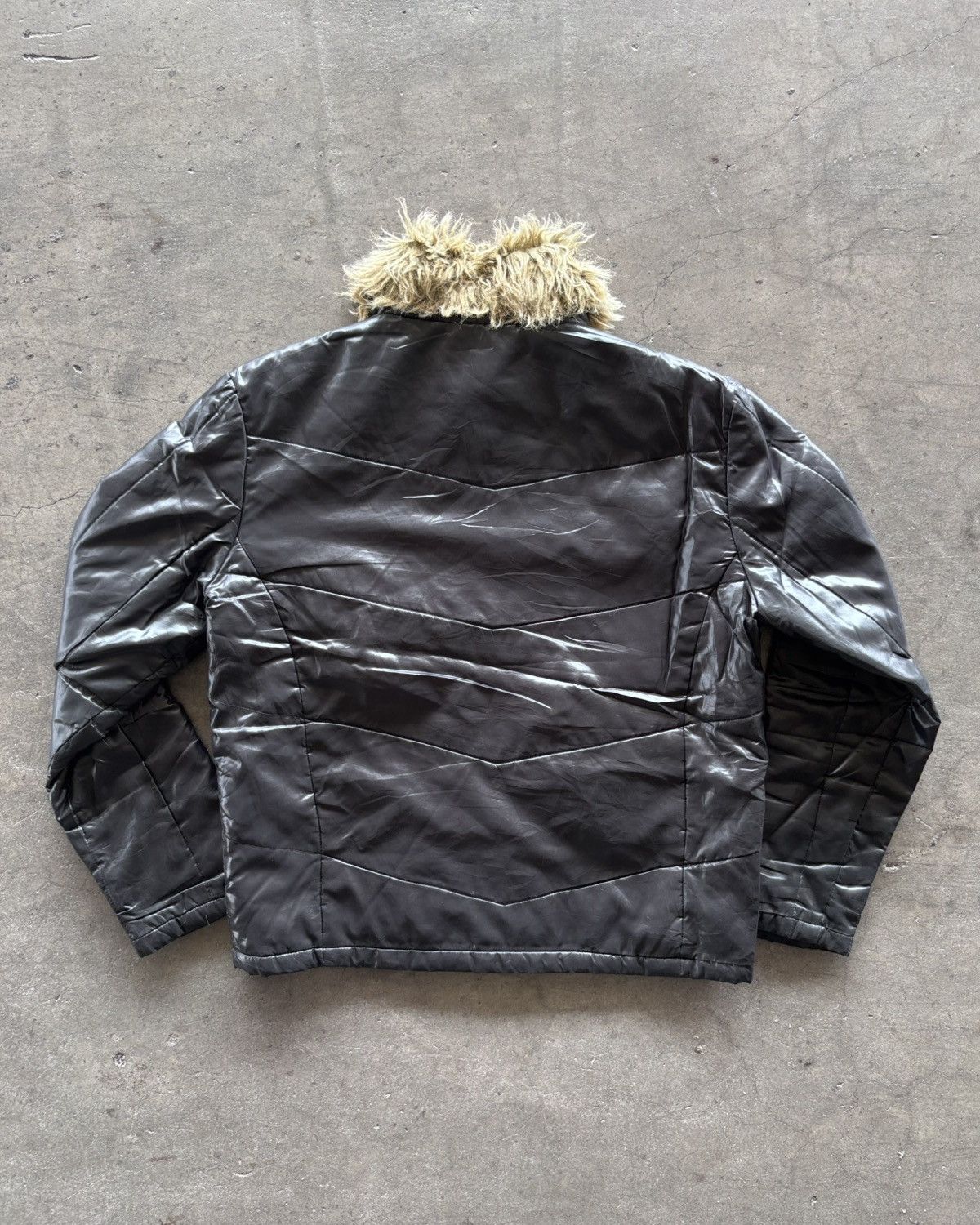 If Six Was Nine × Japanese Brand × KMRii Evolution Japan Black Fur Puffer Jacket Size US L / EU 52-54 / 3 - 7 Thumbnail