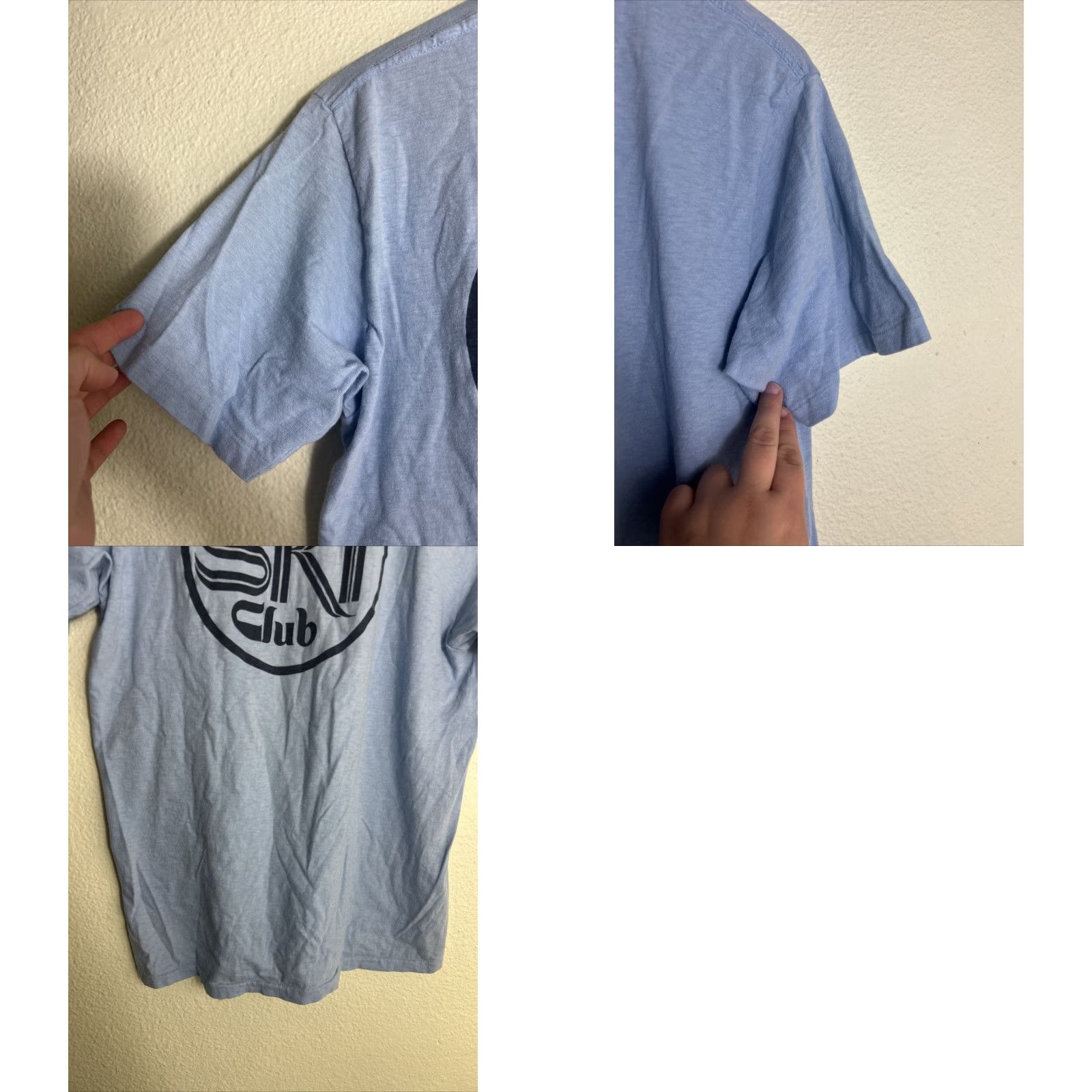 Vintage VINTAGE XL Blue Short Sleeve T Shirt TRW Ski Club Shirt Mens XS? Size US XL / EU 56 / 4 - 9 Thumbnail