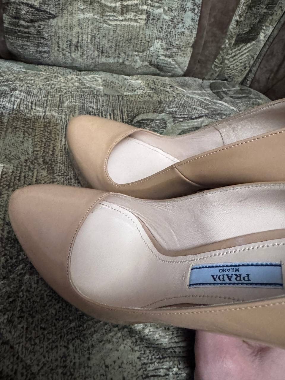 Prada Vintage Prada High Heels Beige Size US 6.5 / IT 36.5 - 7 Thumbnail