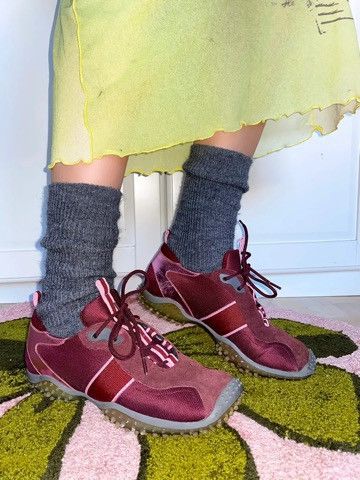 Miu Miu 🔥Iconic F/W99 MiuMiu Square Toe Bubble/Spike Sole Sneakers Size US 10 / IT 40 - 1 Thumbnail
