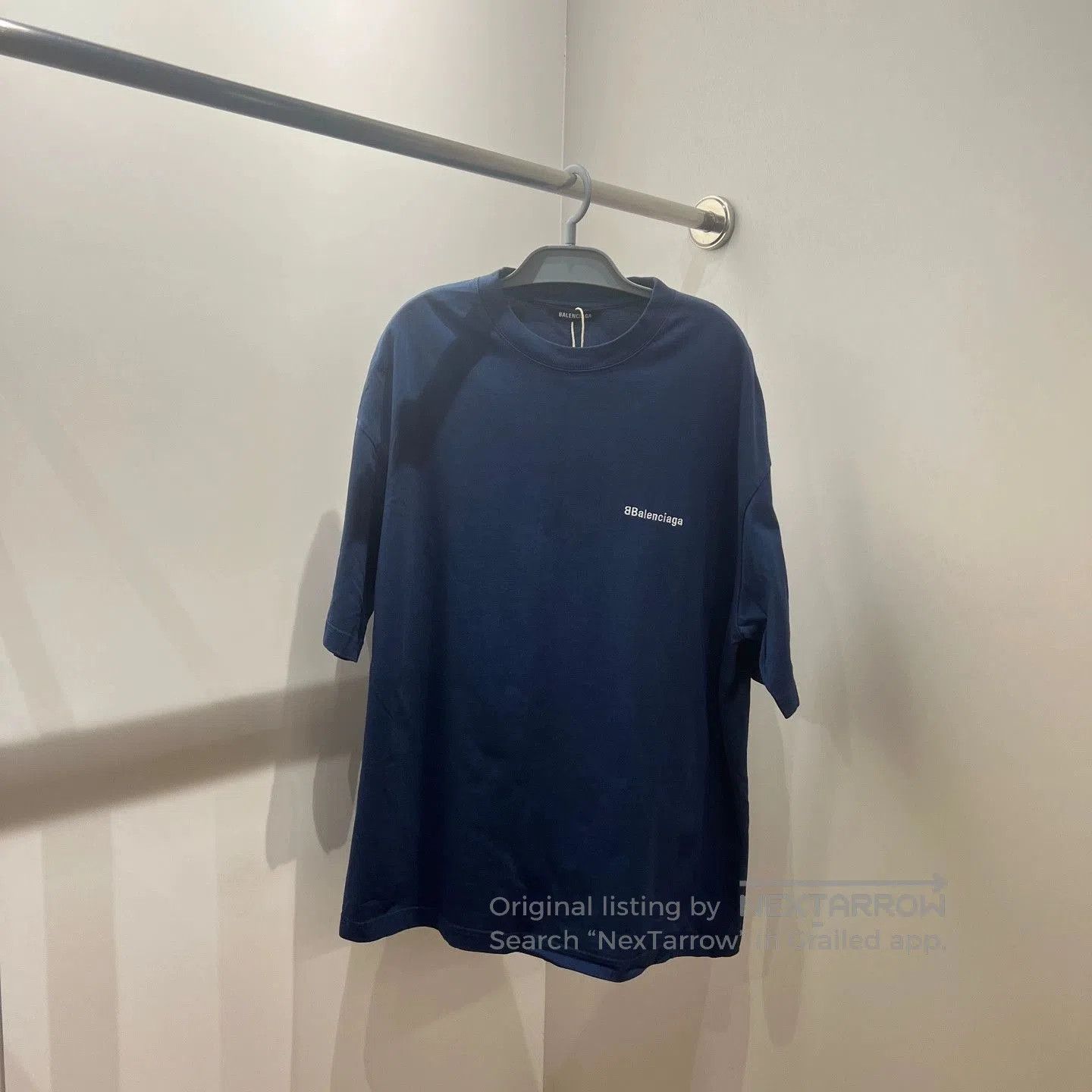 Balenciaga Balenciaga Logo Embroidered Short Sleeve T-Shirt. Size US L / EU 52-54 / 3 - 1 Thumbnail