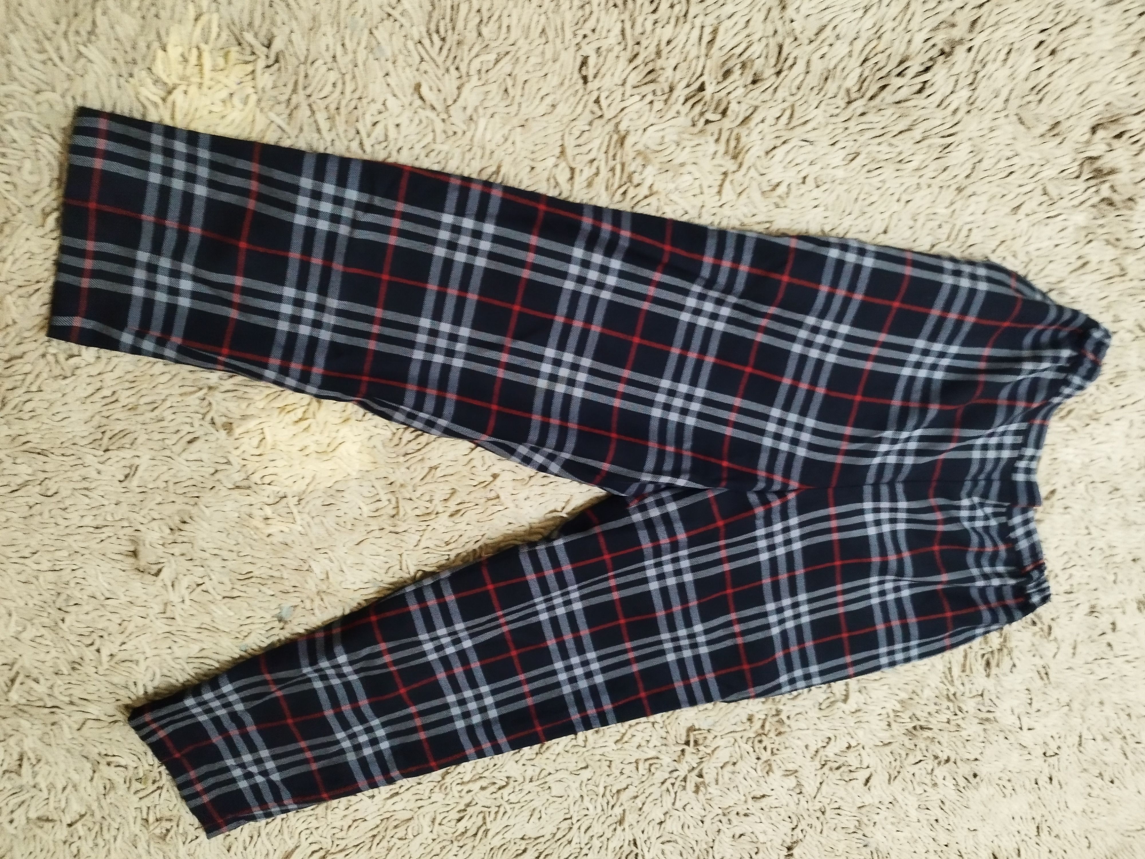 Vintage BURBERRY nova check wool pants display picture 1