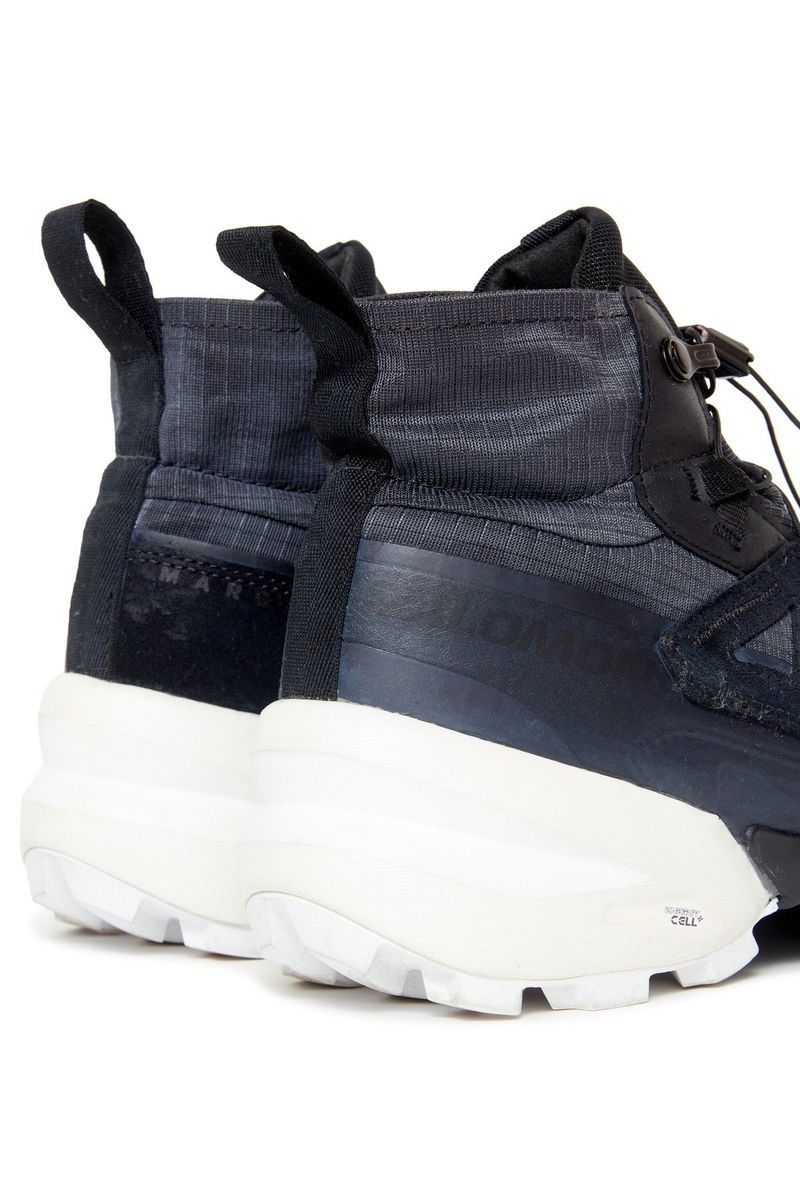 Maison Margiela × Salomon oc11z1025 Hi-Top Sneakers in Black/White Size US 11.5 / EU 44-45 - 4 Thumbnail