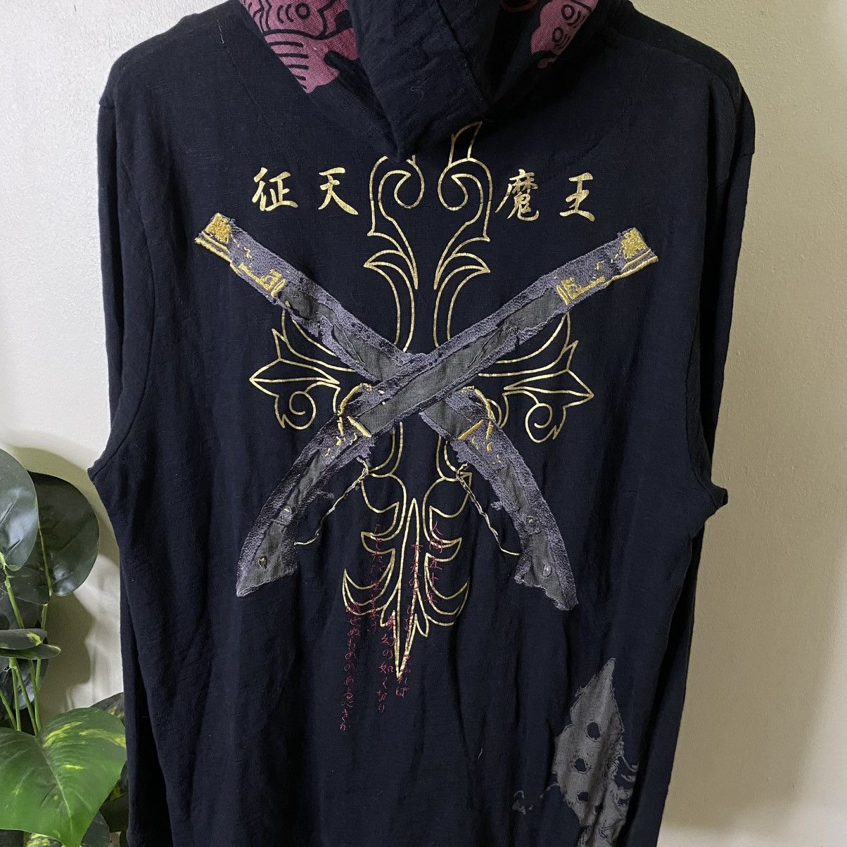 If Six Was Nine Seditonaries Cross Guns Ed Hardy Style Zip Up Hoodie Size US L / EU 52-54 / 3 - 2 Thumbnail