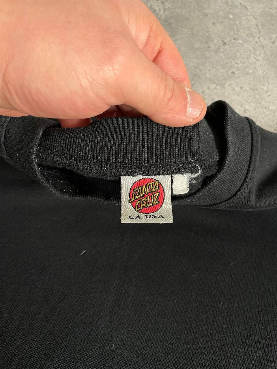 Santa Cruz Skateboards × Vintage 90’s Santa Cruz Skateboarding Sweatshirt Flame Logo USA Size US M / EU 48-50 / 2 - 5 Thumbnail