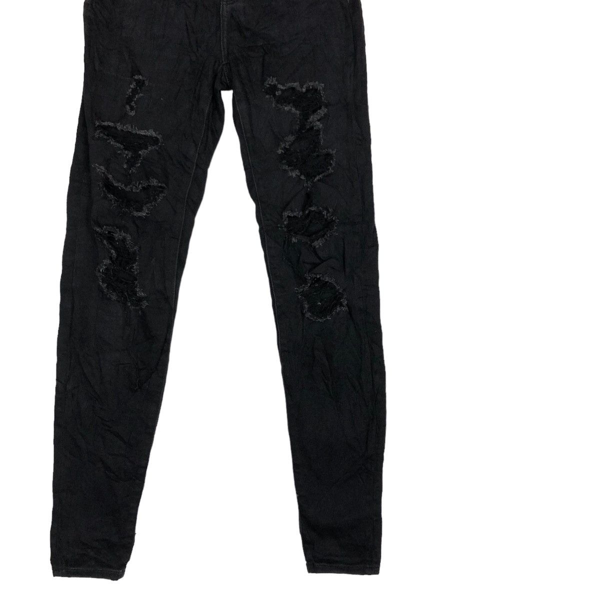 Japanese Brand 🔥RAFF SIMONS INSPIRE STYLE DESIGN DISTRESSED DENIM AMERICAN Size US 26 / EU 42 - 7 Thumbnail