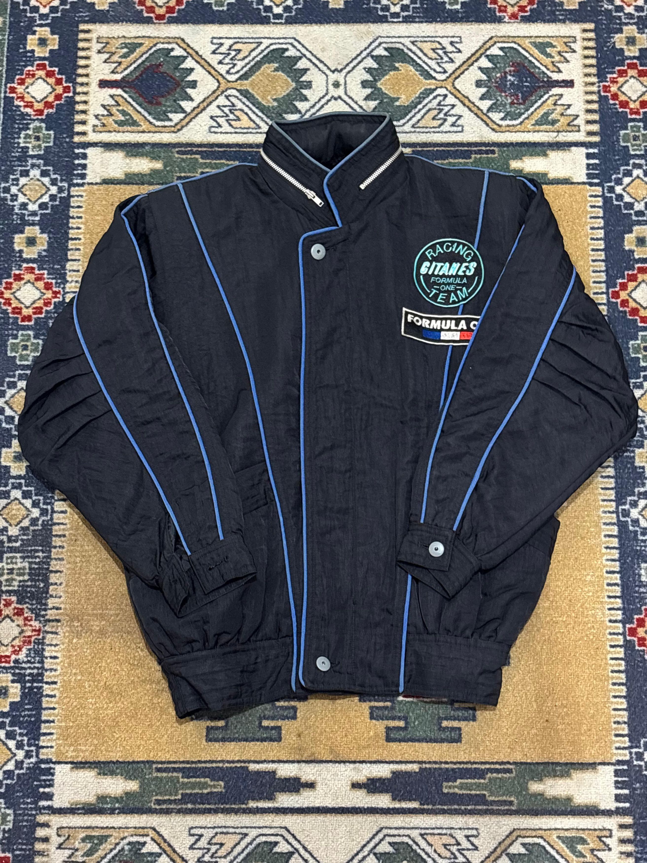 Vintage Vintage 90s Rare Gitanes Ligier Renault Formula One Size US M / EU 48-50 / 2 - 1 Thumbnail