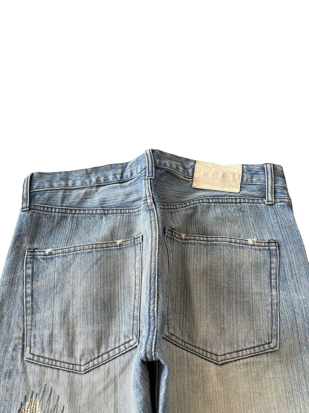 If Six Was Nine Japanese Rupert The Difference Patched Distress Baggy Jeans Size US 34 / EU 50 - 6 Thumbnail
