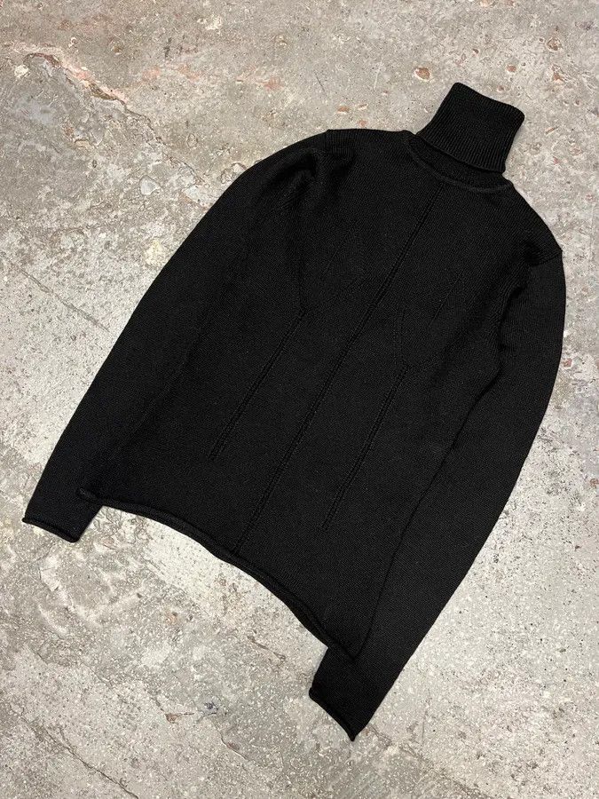 Vintage 2000s Plein Sud Black Sexy Emancipated Women Turtleneck Size S / US 4 / IT 40 - 5 Thumbnail