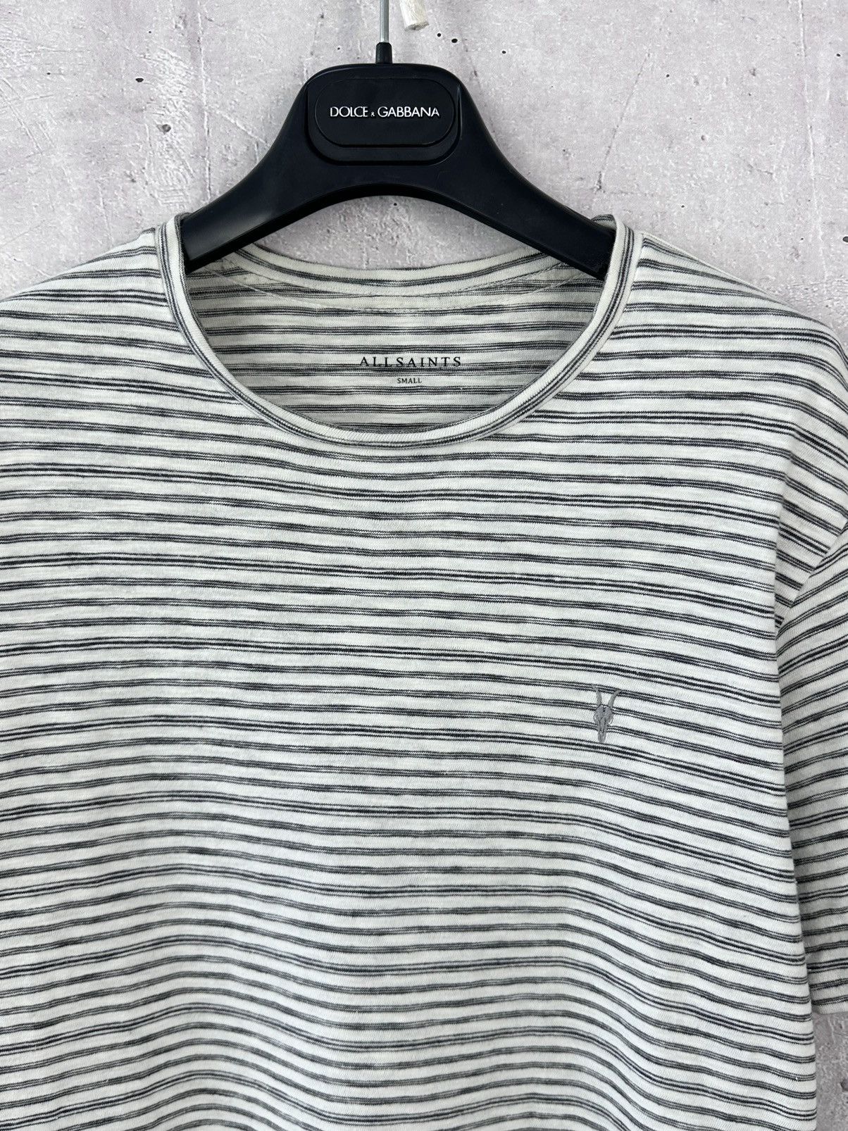 Allsaints × Vintage AllSaints Tonic San Stripped Short Sleeve T-shirt Size US S / EU 44-46 / 1 - 3 Thumbnail