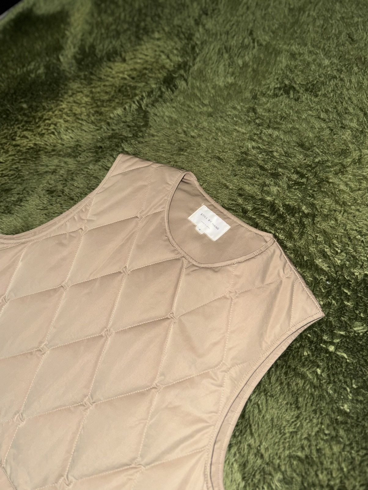 STILL BY HAND [2] Still By Hand Quilted Snap Vest (Made in Japan) Size US M / EU 48-50 / 2 - 2 Thumbnail