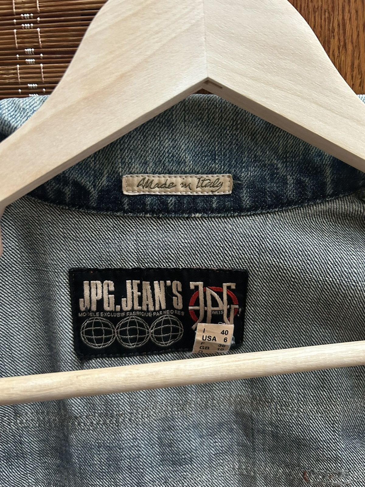 Jean Paul Gaultier JPG Jeans Jean Paul Gaultier Washed Reversed Denim Jacket Size S / US 4 / IT 40 - 11 Thumbnail