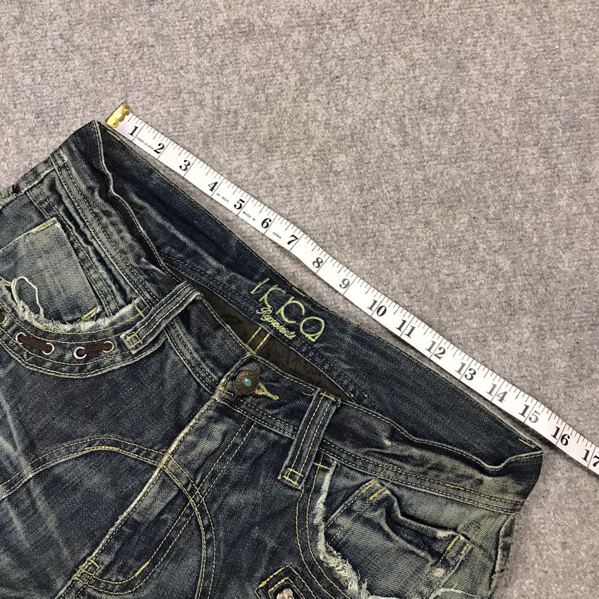 Japanese Brand × Vintage JAPANESE STYLE DENIM DISTRESSED PUNK JAPAN PANTS Size US 31 - 15 Thumbnail
