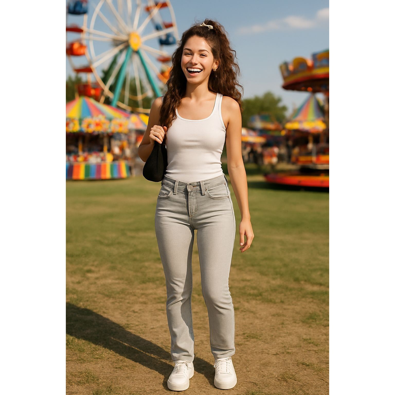 Other 2BWYU Size 3 Gray Skinny Jeans X Embroidered Pockets Y2K Fes Size 28" / US 6 / IT 42 - 1 Thumbnail