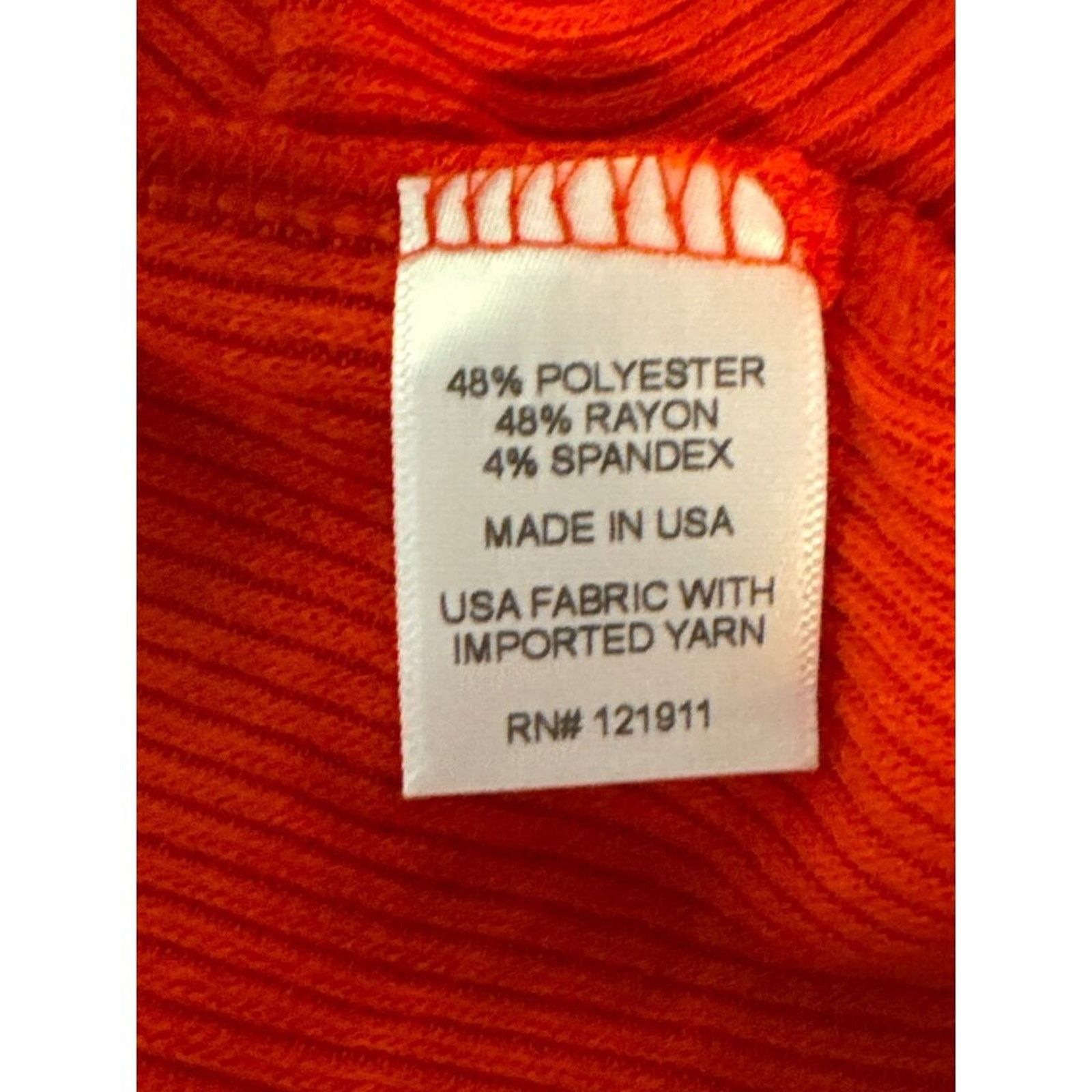 Other LNA Cori Ribbed Cutout Sweater Top Red Long Sleeve 1X NWT Size XL / US 12-14 / IT 48-50 - 8 Thumbnail