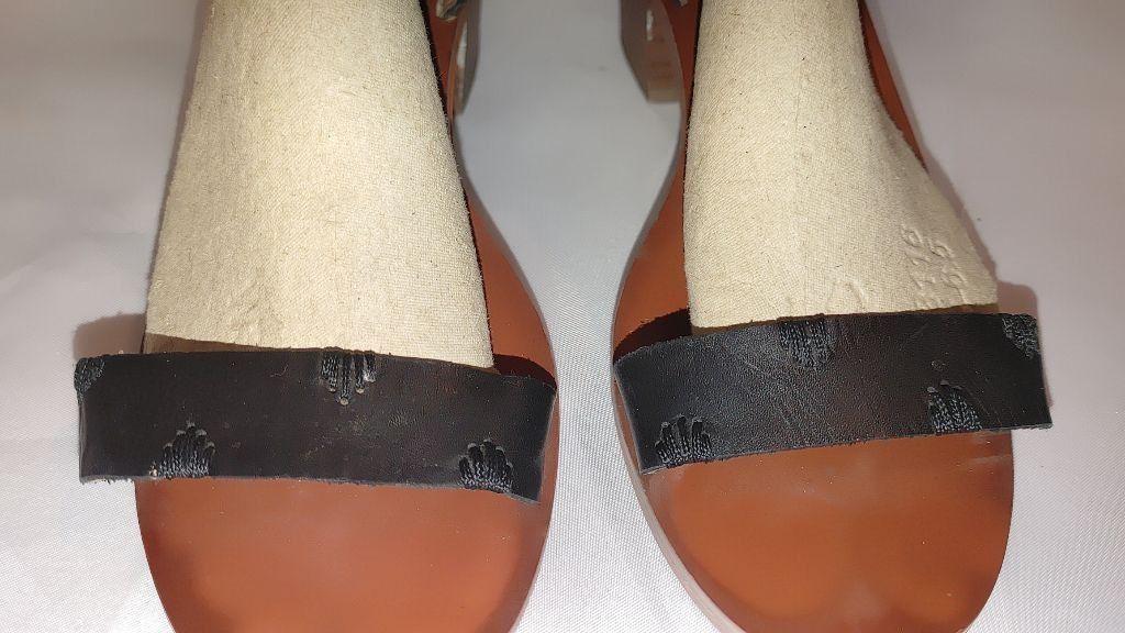 The Unbranded Brand Lucky Brand Firola Leather Sandals Size 10.5 Size US 10.5 / IT 40.5 - 5 Thumbnail