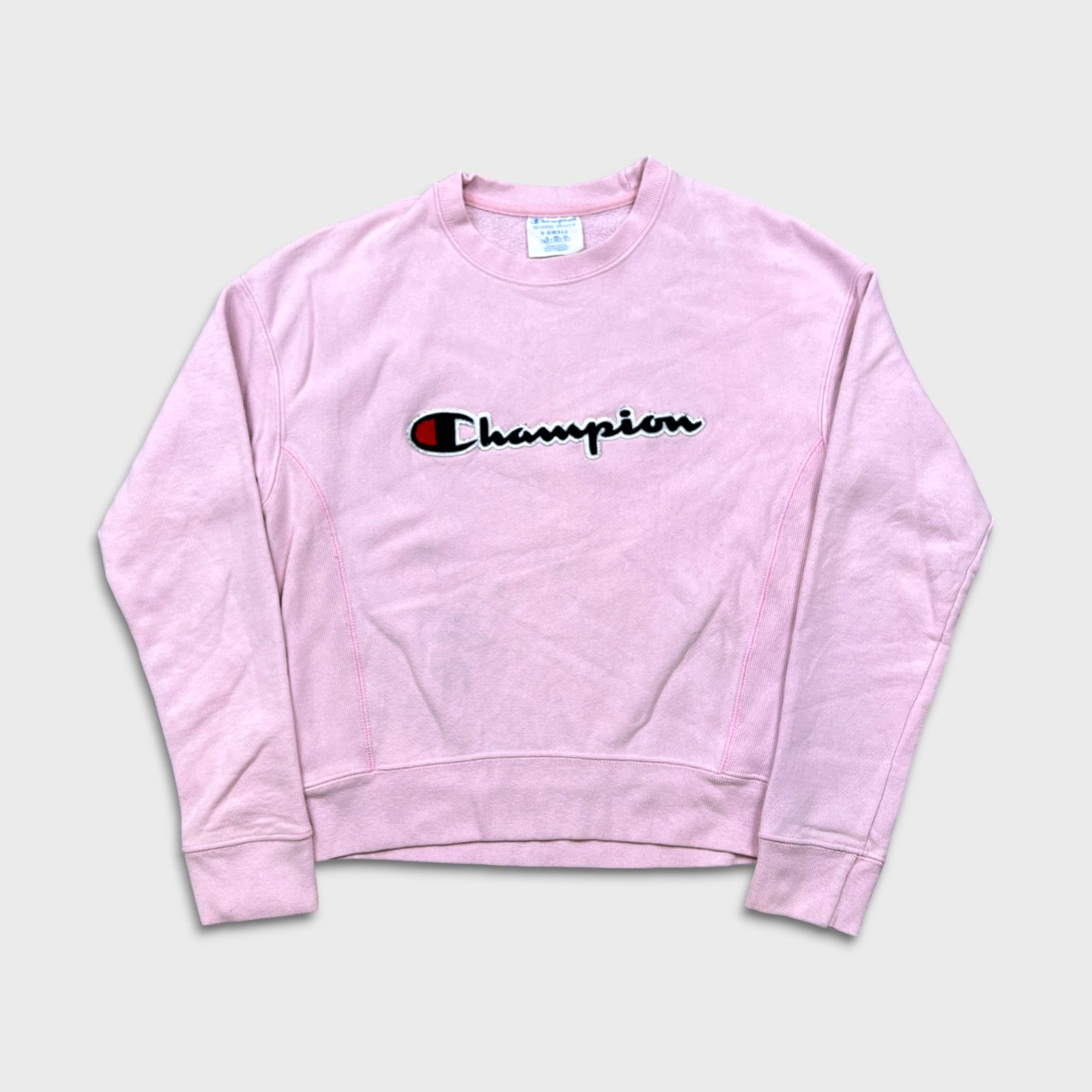Champion × Vintage Champion Sweatshirt XS Reverse Weave Script C Logo Crewneck Size XS / US 0-2 / IT 36-38 - 1 Thumbnail