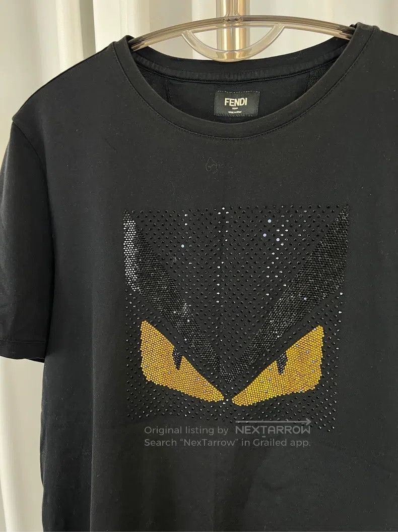 Fendi Fendi Classic little monster logo hot-drilled two-diamond Size US M / EU 48-50 / 2 - 2 Thumbnail