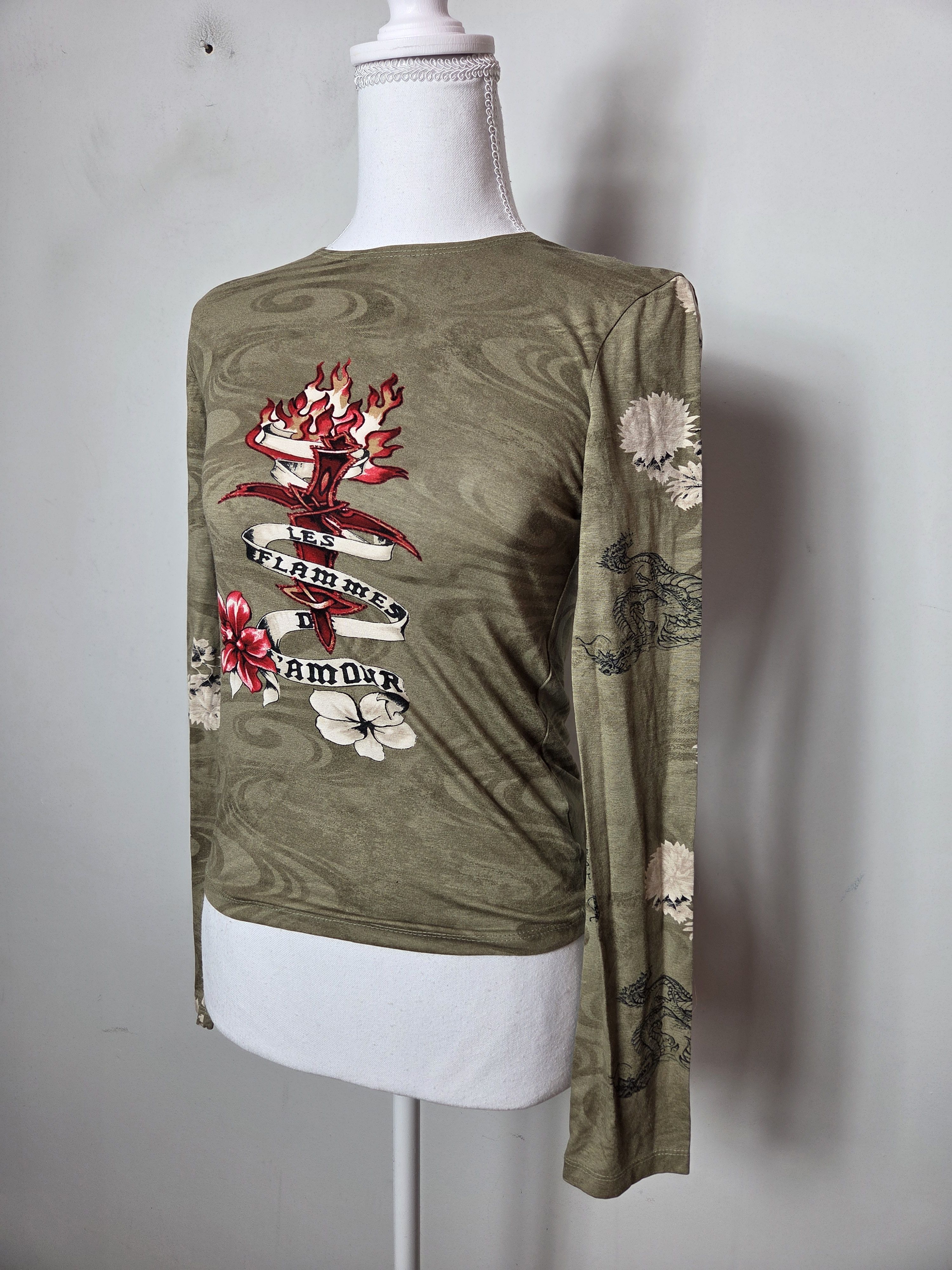 Hysteric Glamour Vintage top y2k 2000s archive mcbling japan goth Size L / US 10 / IT 46 - 1 Thumbnail