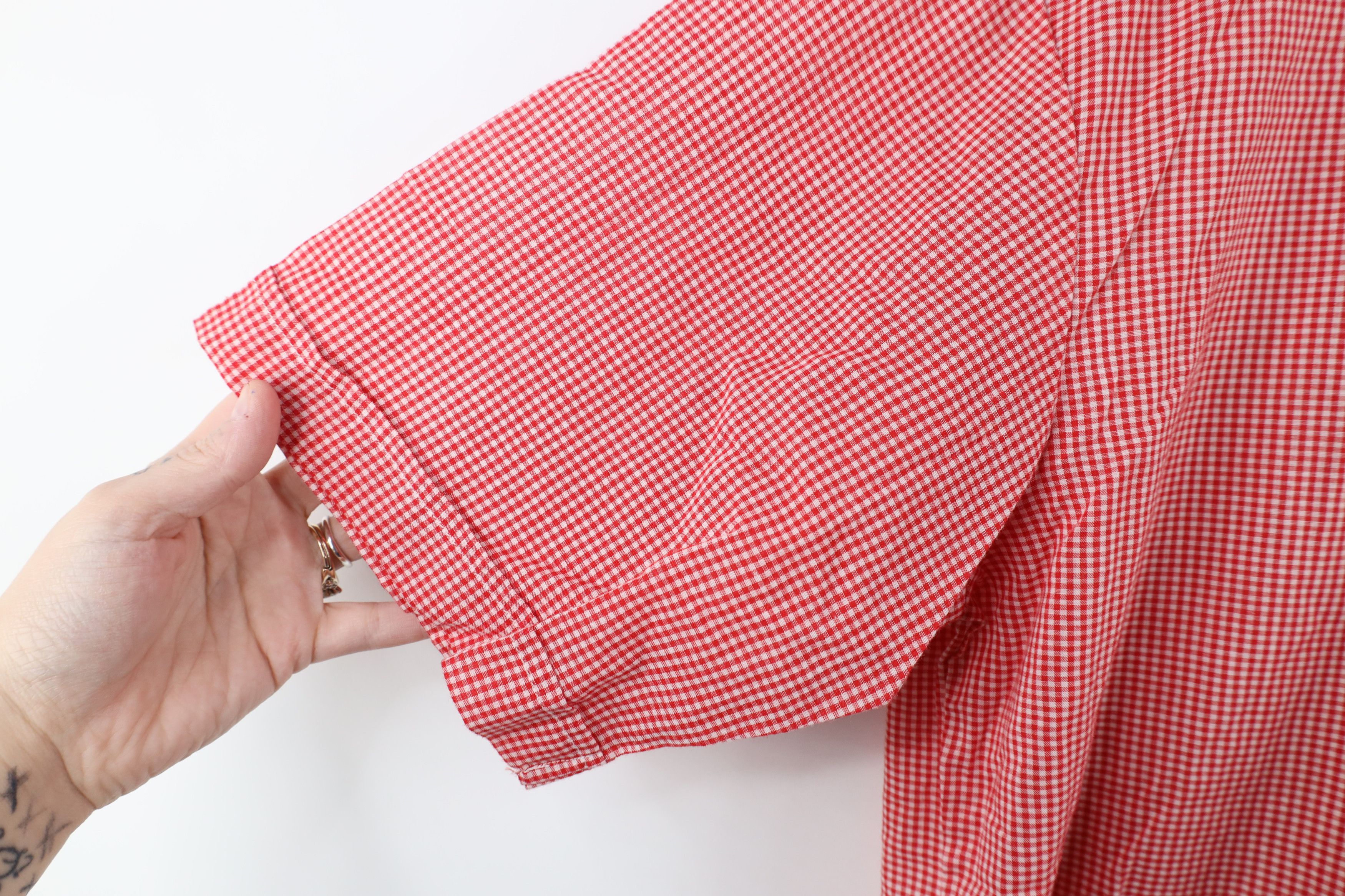 Vintage Vintage 90s Streetwear Gingham Short Sleeve Button Shirt Size US M / EU 48-50 / 2 - 5 Thumbnail