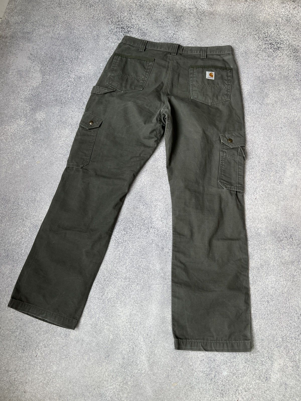 Carhartt × Vintage Vintage CARHARTT RELAXED RIPSTOP CARGO DOUBLE KNEE PANTS Size US 34 / EU 50 - 13 Thumbnail