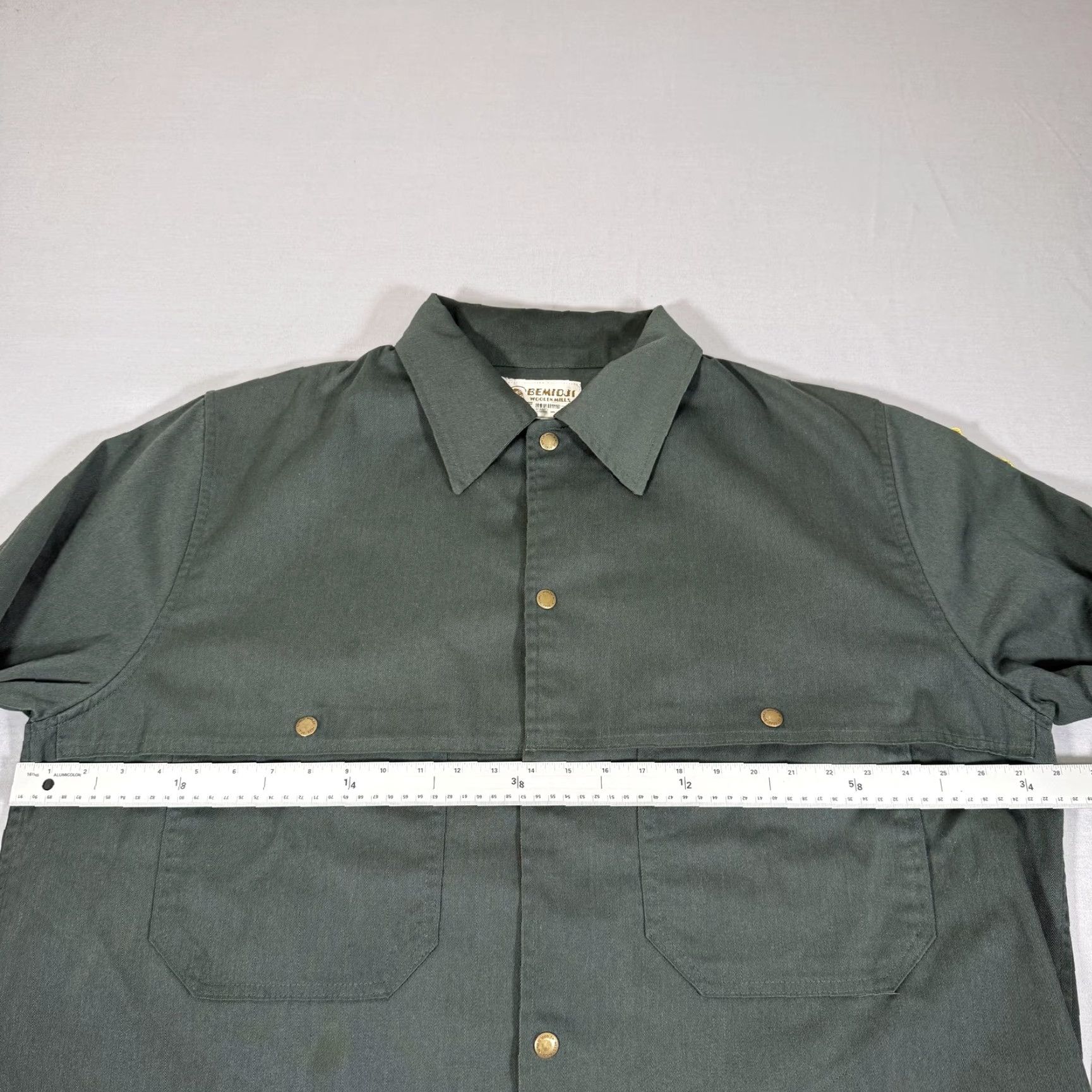 Vintage VINTAGE Bemidji Woolen Mills Jacket 50 Long Green Forest Service Uniform Mackinaw Mens Size US M / EU 48-50 / 2 - 5 Thumbnail