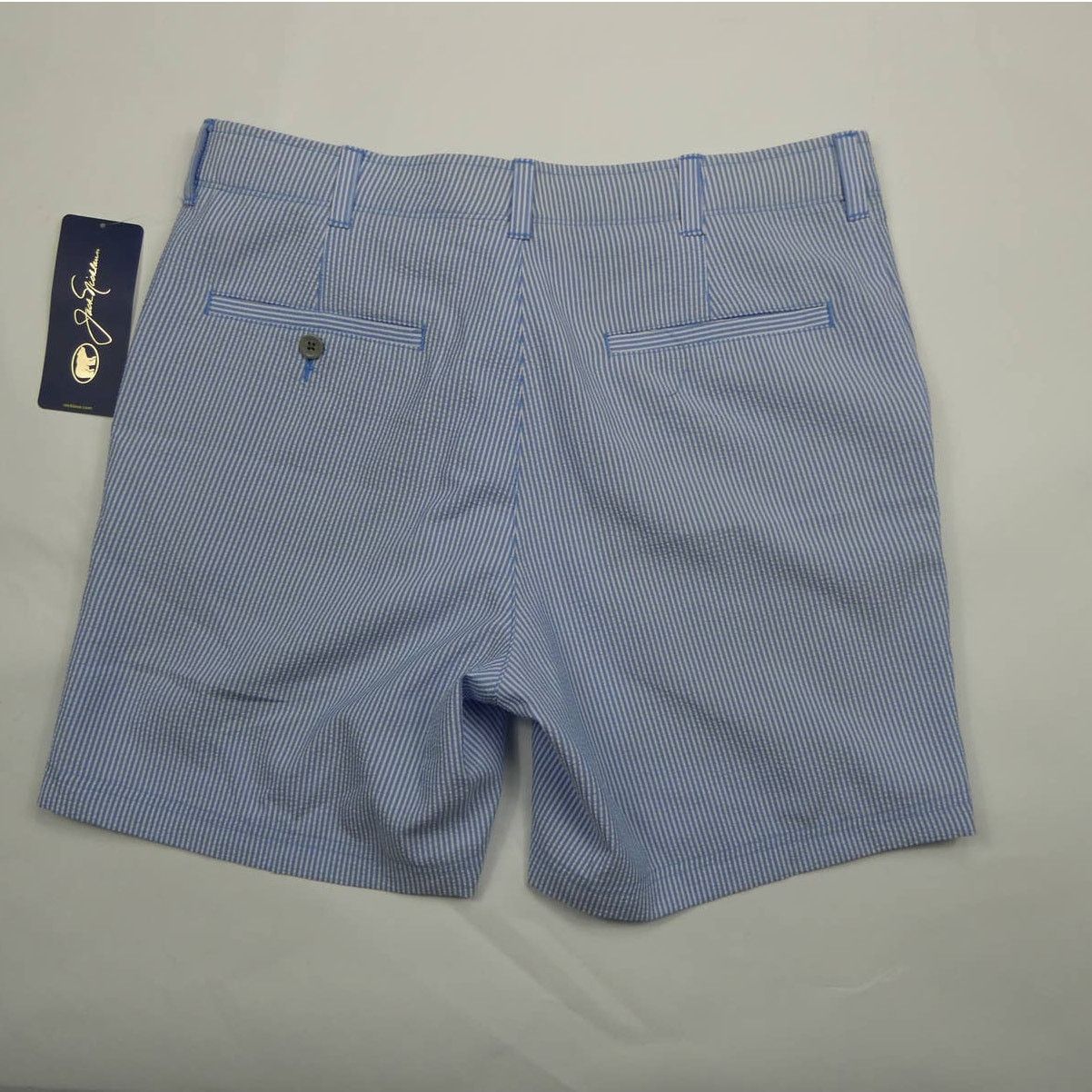 Other Jack Nicklaus flat front seersucker shorts, 34 waist, NEW Size US 34 / EU 50 - 2 Thumbnail