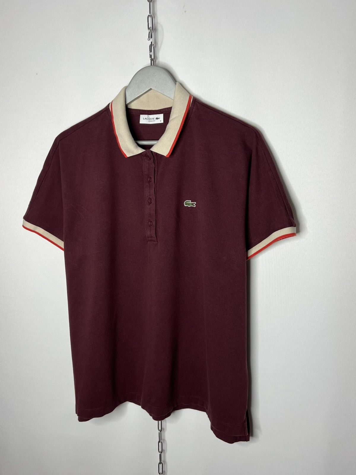 Lacoste Lacoste Luxury Loose Fit Polo Shirt Short Sleeve Size US M / EU 48-50 / 2 - 2 Thumbnail