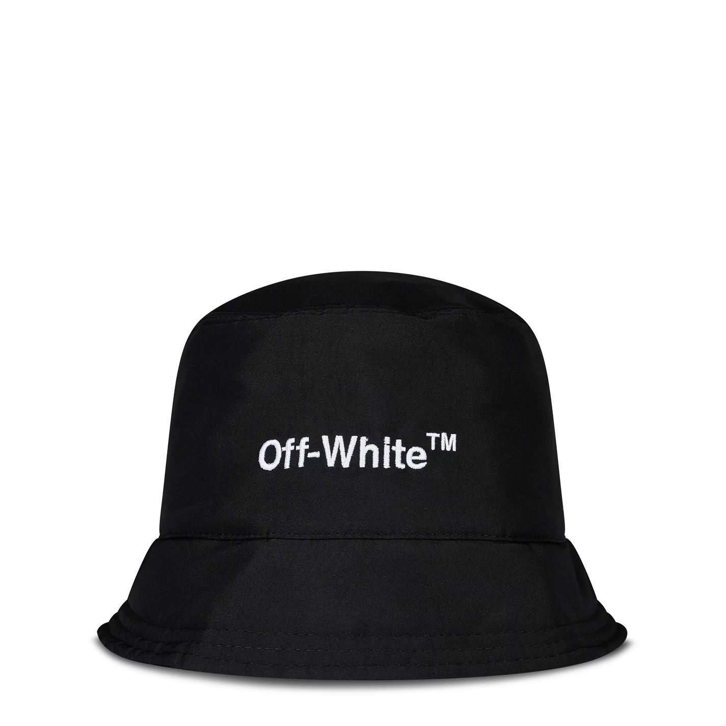 Off-White o1g2r1mq0125 Size: OS / Logo Bucket Hat / Cap in Black Size ONE SIZE - 1 Thumbnail