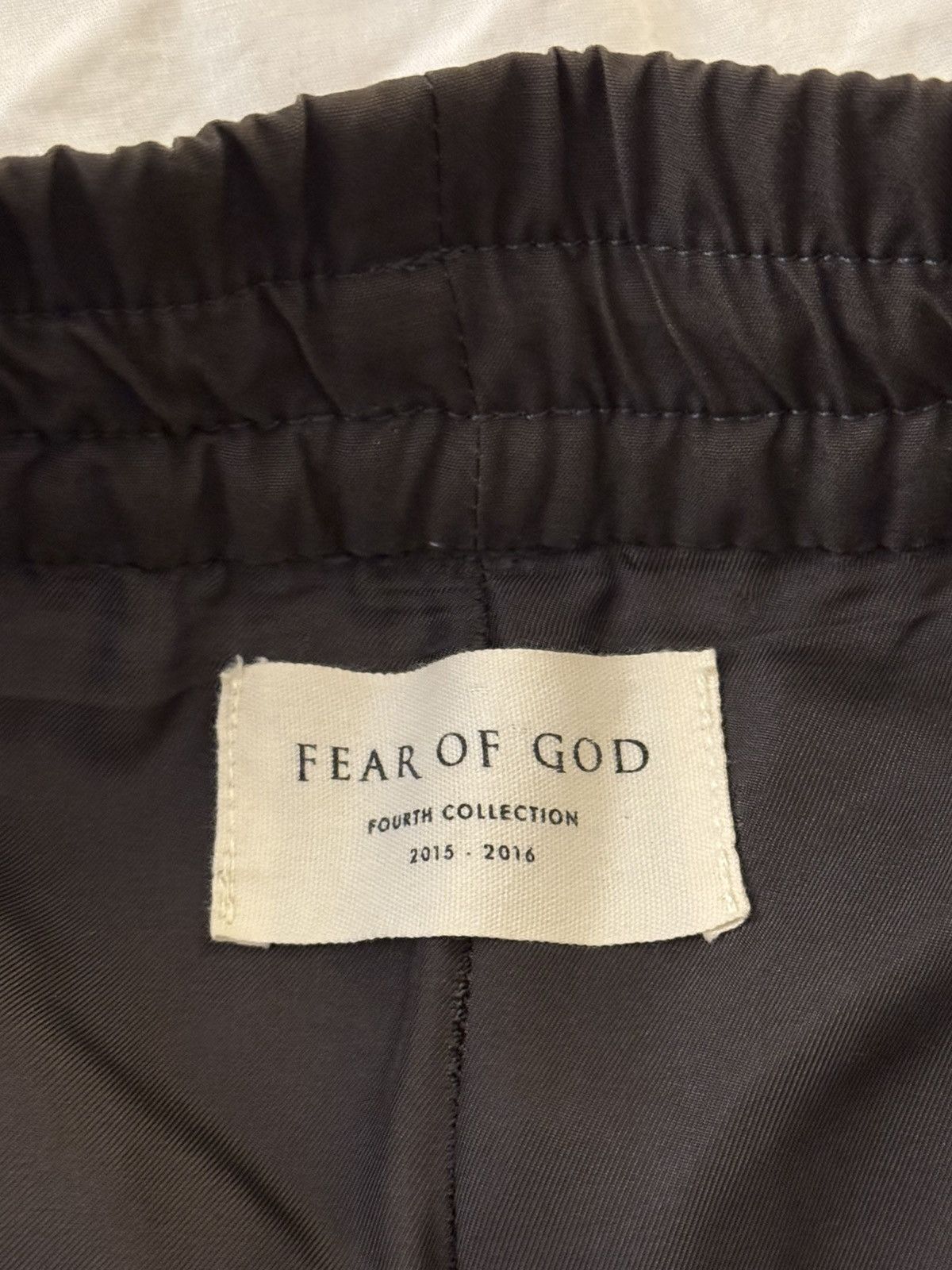 Fear of God Fear of god 4th collection gray wool zipper pants Size US 31 - 6 Thumbnail