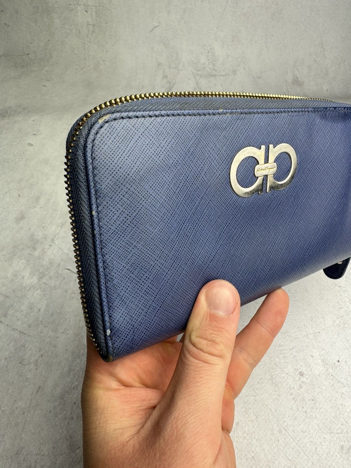 Salvatore Ferragamo × Vintage Salvatore Ferragamo Wallet leather long bifold vintage Size ONE SIZE - 3 Thumbnail