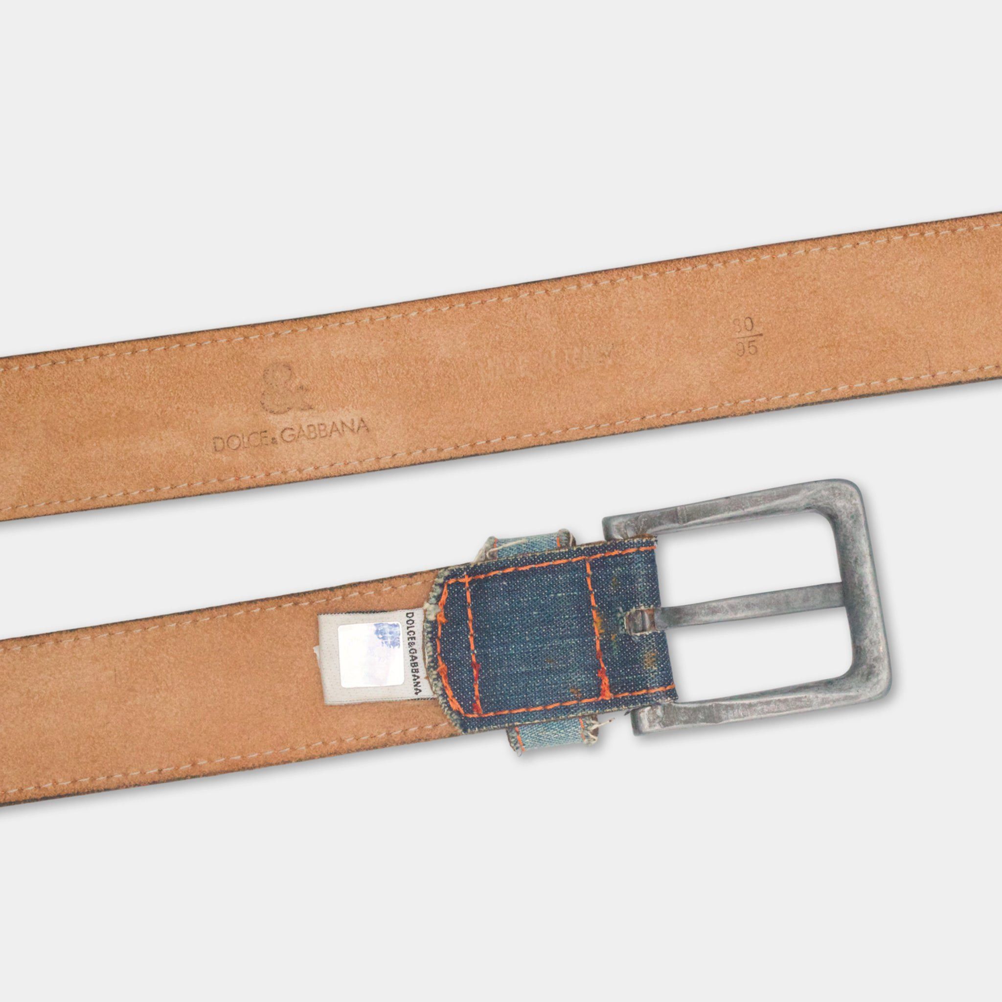 Dolce & Gabbana Denim Belt
