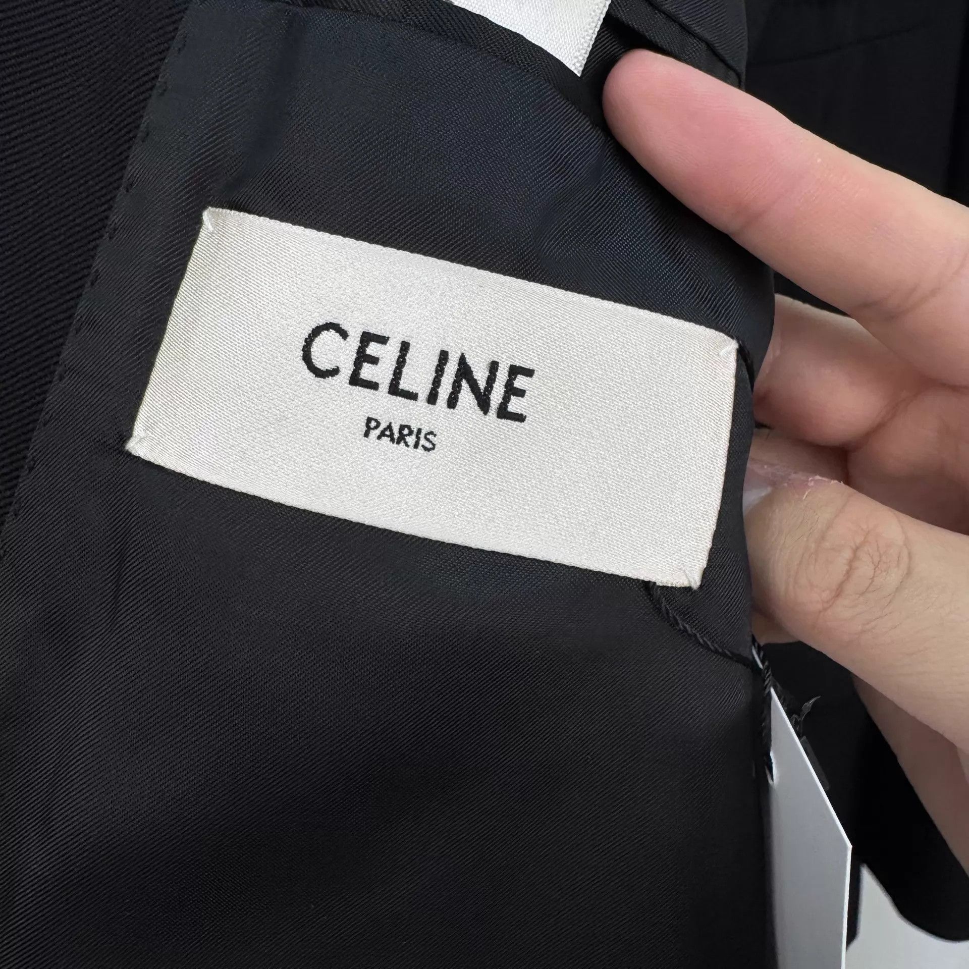 Celine Celine double-breasted peak lapel blazer 42 mint Size M / US 6-8 / IT 42-44 - 6 Thumbnail