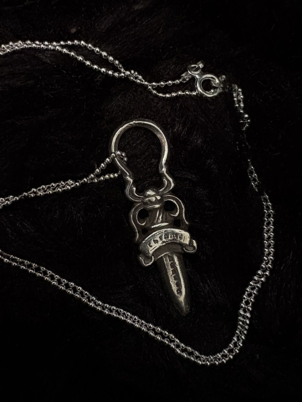 Chrome Hearts Chrome Hearts Double Dagger zipper Pendant with 925 chain Size ONE SIZE - 3 Thumbnail