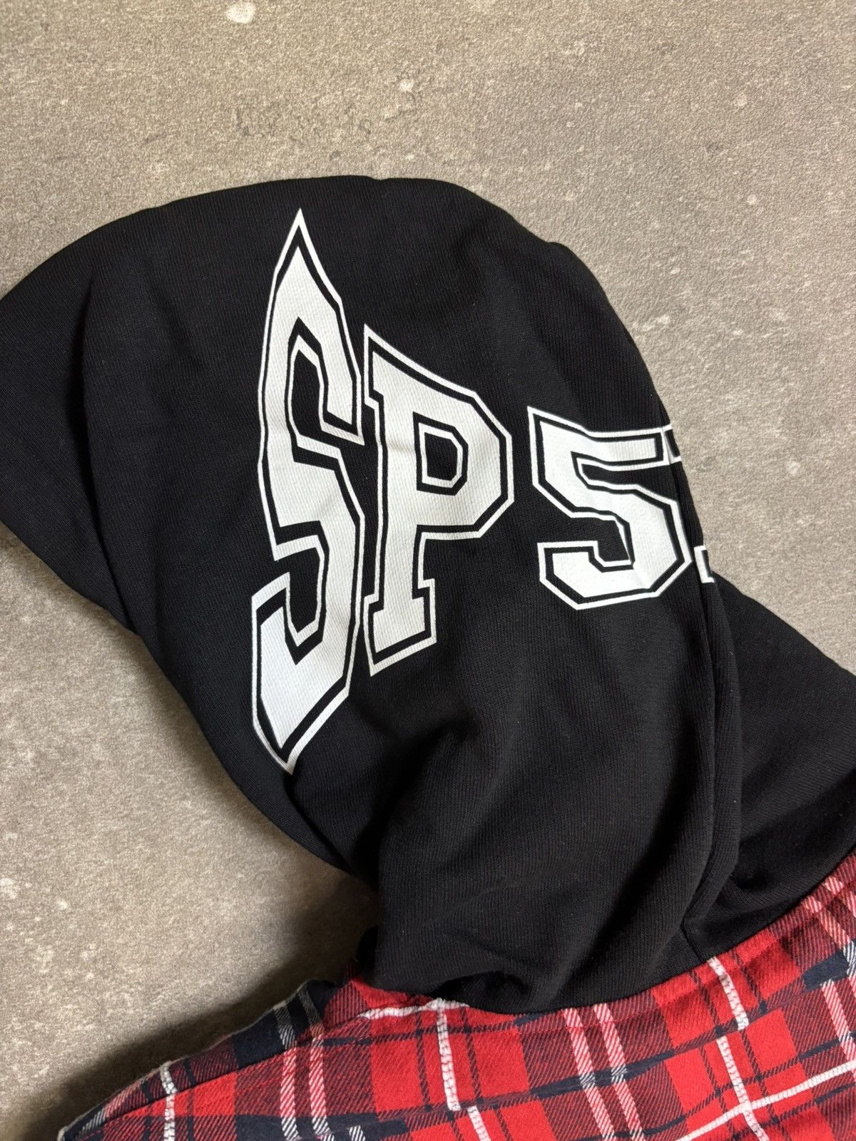 Sp5der Sp5der Hooded Zip Flannel Shirt Jacket, Red Size US S / EU 44-46 / 1 - 6 Thumbnail