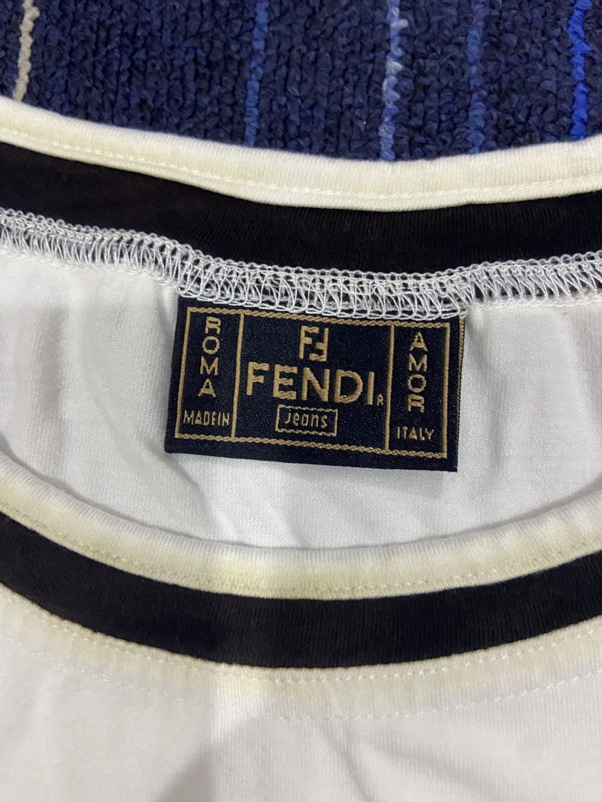 Fendi FENDI long sleeve shirts centred logo Size XS / US 0-2 / IT 36-38 - 2 Thumbnail
