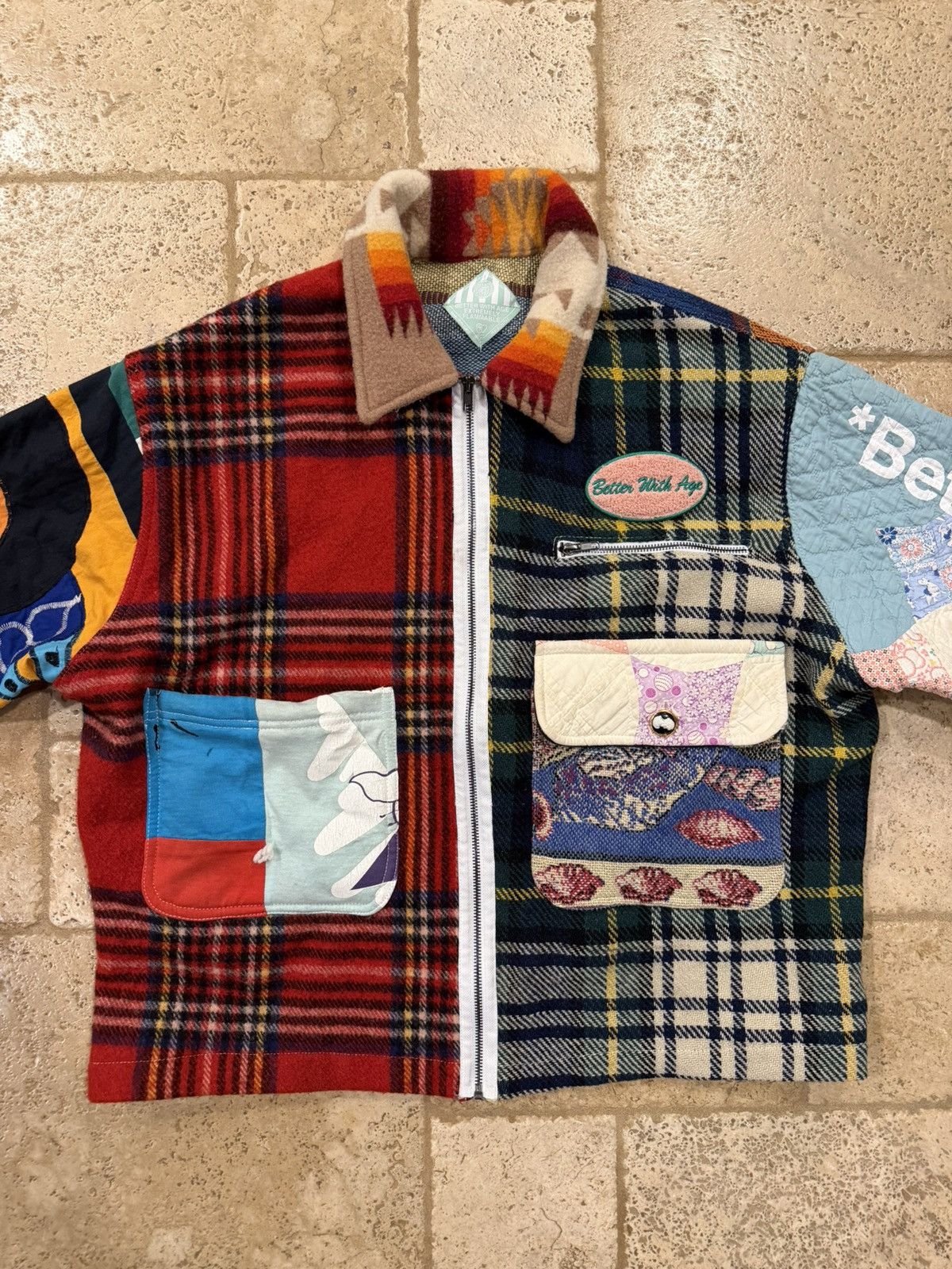 Better With Age Better with Age Remington Blanket Zip Multicolor Jacket Size US L / EU 52-54 / 3 - 5 Thumbnail