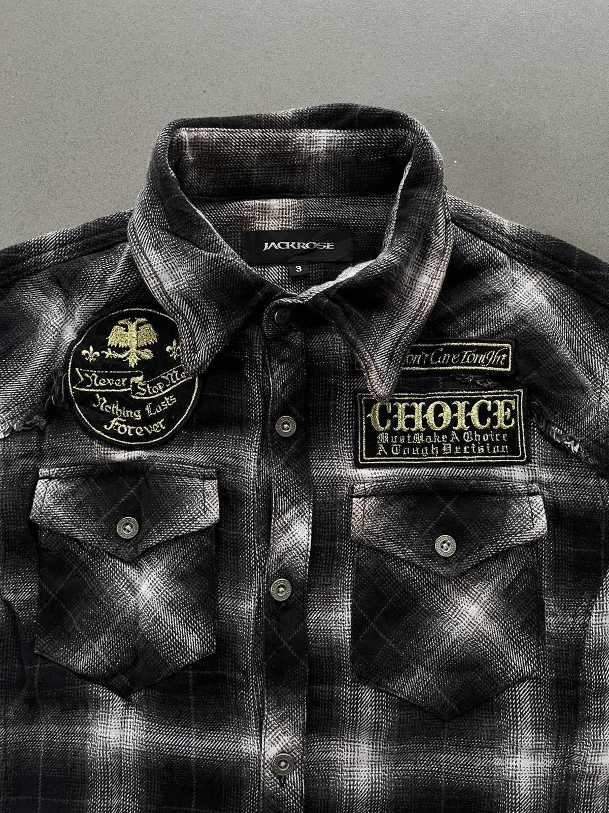 14th Addiction JAPANESE JACKROSE FLANEL VKEI POEM SEDITIONARIES PUNK STYLE Size US M / EU 48-50 / 2 - 3 Thumbnail