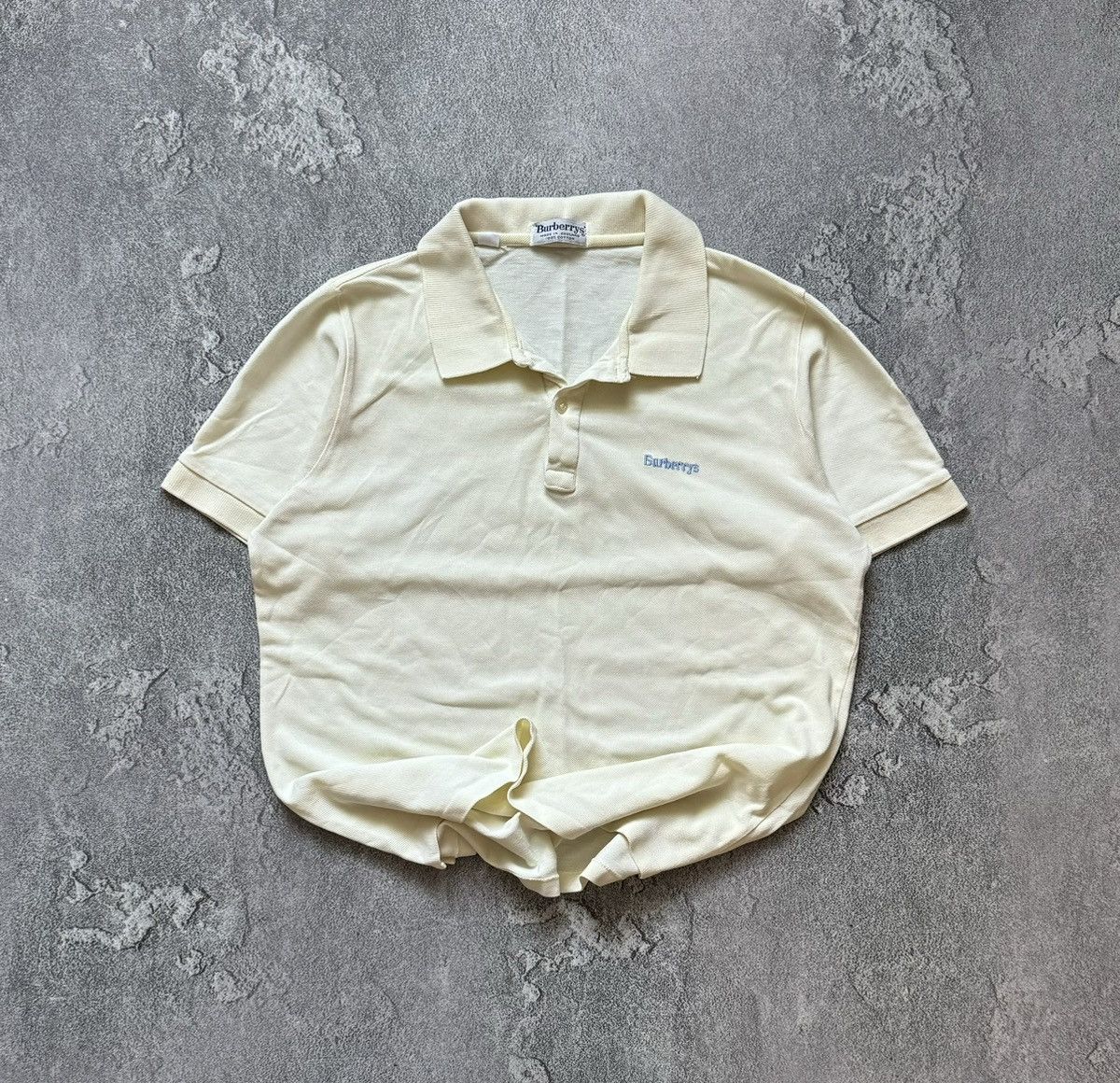 Burberry × Vintage Burberry’s Wmns L vintage polo short sleeve tee T-shirt Size L / US 10 / IT 46 - 1 Thumbnail