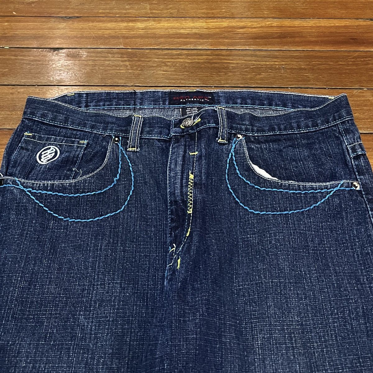 Vintage Rare Design Vintage Japanese Brand Red Ape Baggy Jeans 2009s Size US 36 / EU 52 - 4 Thumbnail
