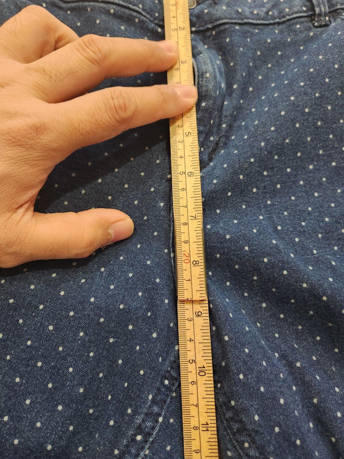 Other Liz Claiborne Women's whit Polka Dot Denim Jeans size 14 Size 36" / US 14 / IT 50 - 4 Thumbnail