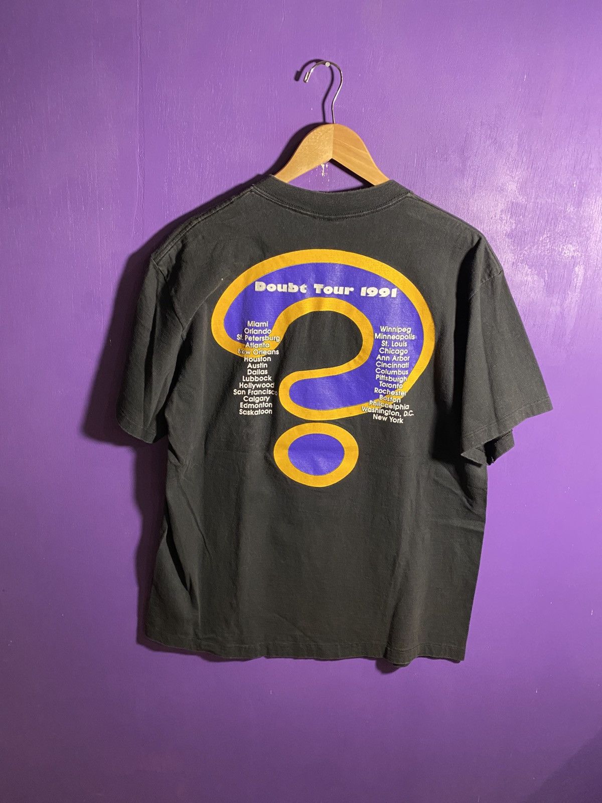 Band Tees Vintage 1991 Jesus jones doubt tour tee Size US XL / EU 56 / 4 - 2 Thumbnail