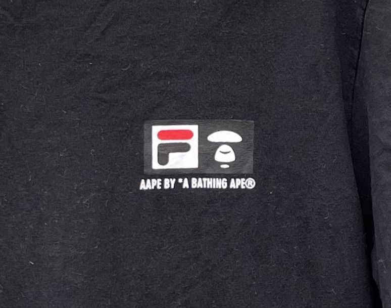 Aape Camo Fila x AAPE by A bathing Ape T-Shirt Size US XL / EU 56 / 4 - 4 Thumbnail