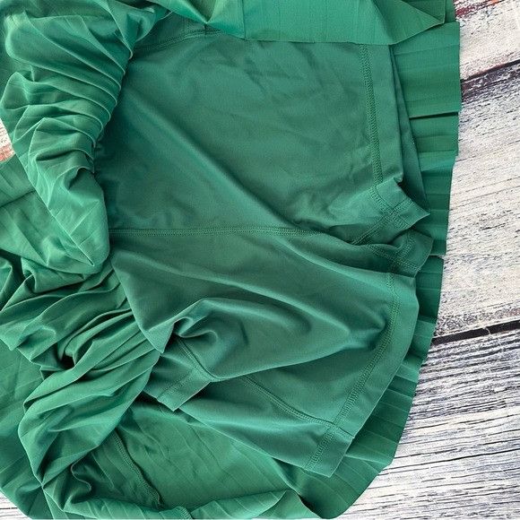 Prince Prince Pickleball Green Pleated Women's Skirt Skort Size 30" / US 8 / IT 44 - 5 Thumbnail