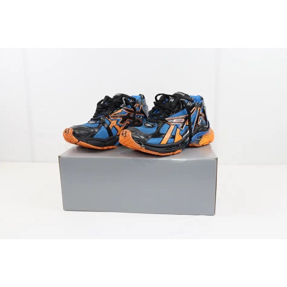 Balenciaga o1rshd1 Q:2 / Caged Mesh Runners Knicks Color Way Multicolor Size US 7 / EU 40 - 1 Thumbnail